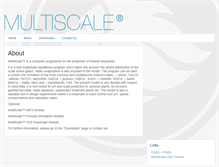 Tablet Screenshot of multiscale.no